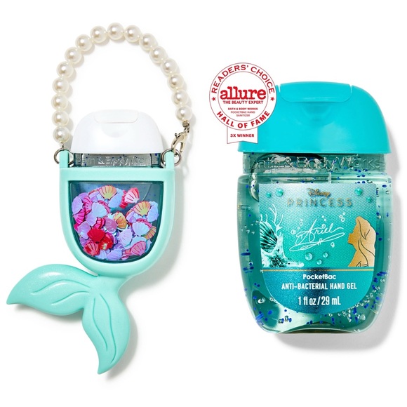 Bath & Body Works Other - BBW Disney Princess Ariel Hand Sanitizer and Holder BRAND NEW